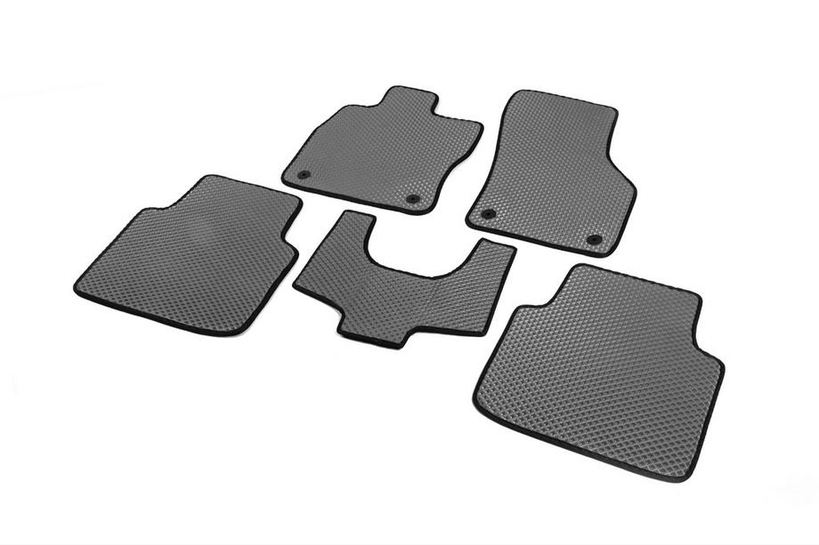 Skoda Superb 2015-2024 EVA Floor Mats (No Footrest, Gray) Photo 2