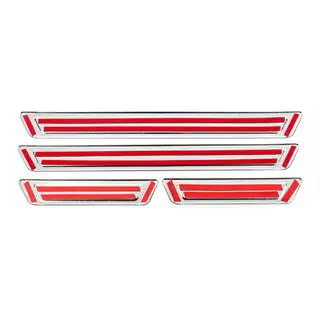 Universal Door Sill Protectors Opel V-1 (4 pcs, Stainless Steel) photo 4