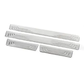 Universal Door Sill Protectors Toyota V-2 (4 pcs, Stainless Steel) photo 2