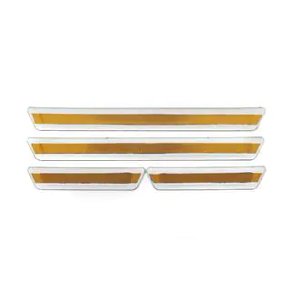 Universal Door Sill Protectors Chevrolet V-3 (4 pcs, Stainless Steel) photo 4