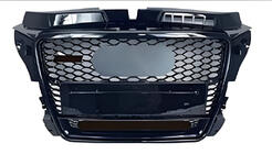 Audi A3 2003-2012 Front Grille RS-Style V-2 (2008-2012, black) photo 1