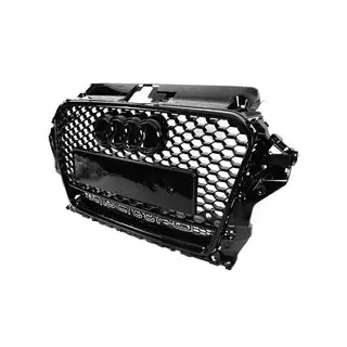 Front Grille RS-Style with Quattro Emblem (2012-2016, black) photo 2