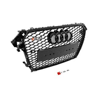 Front Grille RS-Style (without logo, 2012-2015, black) Audi A4 B8 2007-2015 photo 3