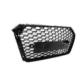 Front grille RS-style Quattro (no logo, 2015-2019, black) photo 3
