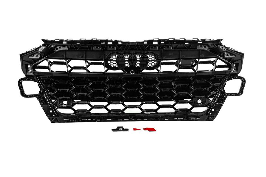 Audi A4 B9 2015-2024 Front grille S-style (2019-2024, black) Photo 4