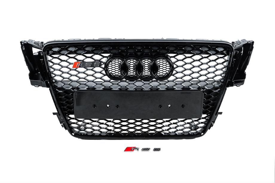 Audi A5 2007-2015 Front Grille RS-Style (2007-2011, black) Image