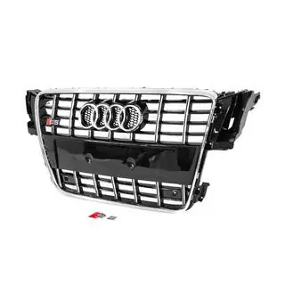 Front Grille S-Style (2007-2011, black with chrome) photo 2