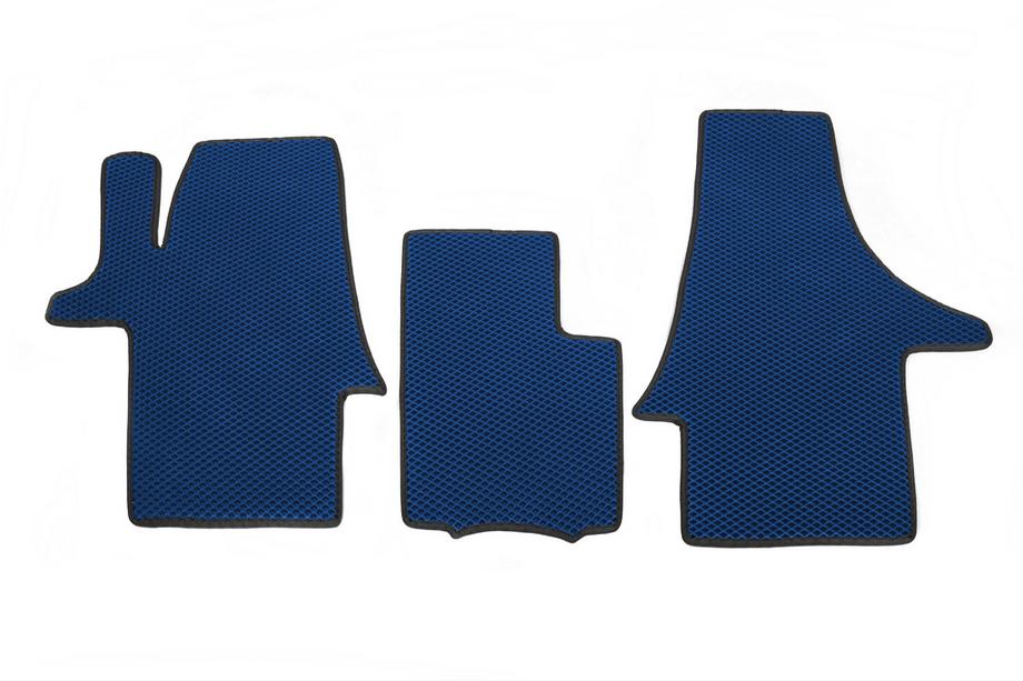 Volkswagen T6 2015-2024 EVA Floor Mats (blue, front, for 1+1) Photo 1