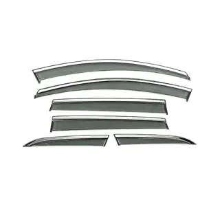 Window Deflectors with Chrome Trim Niken Luxury (6 pcs) photo 3