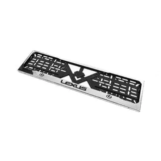 License Plate Frame Chrome (1 pc, Stainless Steel) photo 1