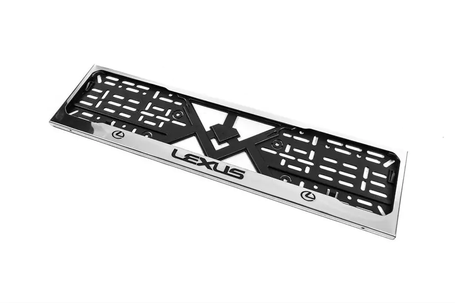 Lexus License Plate Frame Chrome (1 pc, Stainless Steel) Image