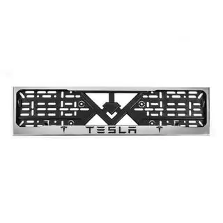 License Plate Frame Chrome (1 pc, Stainless Steel) photo 1