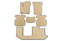 Fiat Freemont 2011-2016 EVA Floor Mats (3 Rows, Beige) photo 1
