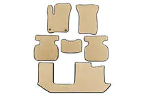Fiat Freemont 2011-2016 EVA Floor Mats (3 Rows, Beige) photo 1
