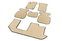 Fiat Freemont 2011-2016 EVA Floor Mats (3 Rows, Beige) photo 2