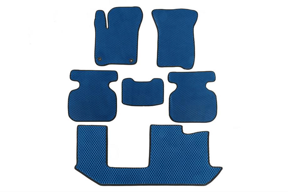 Dodge Journey 2008-2020 EVA Floor Mats (3 Rows, Blue) Image