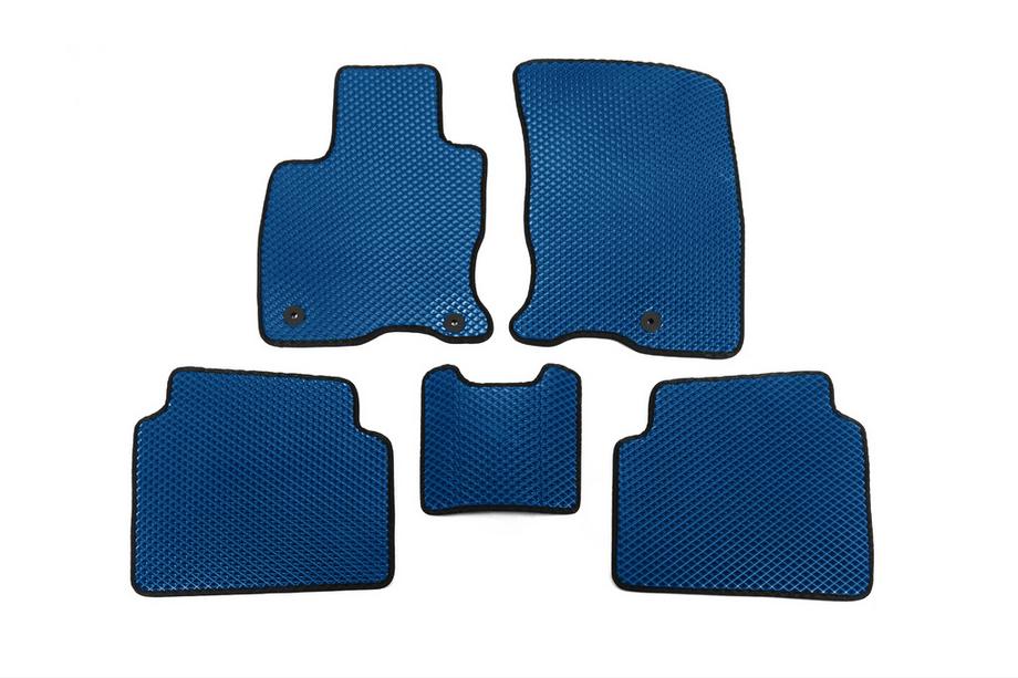 Ford Kuga/Escape 2019- EVA Floor Mats (Hybrid, Blue) Photo 1
