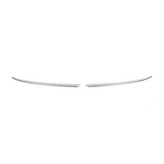 Stainless steel front bumper corner protectors (2 pcs) photo 1
