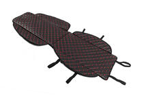 Car Seat Cover ECO (1 pc, Black with Red Stitching) photo 2