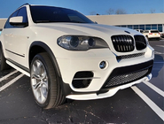 BMW X5 E70 2007-2013 Front bumper lip spoiler (for 2010-2013 Base, paintable) photo 8