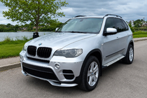 BMW X5 E70 2007-2013 Front bumper lip spoiler (for 2010-2013 Base, paintable) photo 1