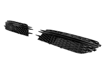 Audi A6 C7 2011-2017 Fog Light Grilles RS-Style (For Base, 2011-2014, 2 pcs, Black) photo 2