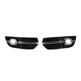 Fog light grilles RS-Style (2008-2012, 2 pcs, black with chrome) photo 1