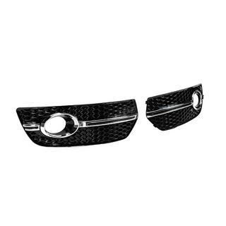 Fog light grilles RS-Style (2008-2012, 2 pcs, black with chrome) photo 3