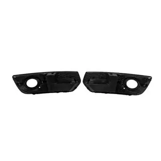 Fog light grilles RS-Style (2008-2012, 2 pcs, black with chrome) photo 4
