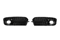Audi Q5 2008-2017 Fog Light Grilles RS-Style (2013-2017, 2 pcs, Black) photo 1