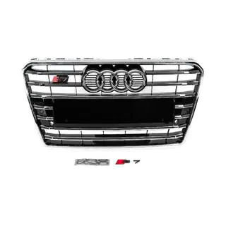Front Grille S-Style (2010-2014, black with chrome) photo 1