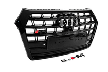 Audi Q5 2017-2025 Front Grille SQ-Style (2017-2020, black) photo 4
