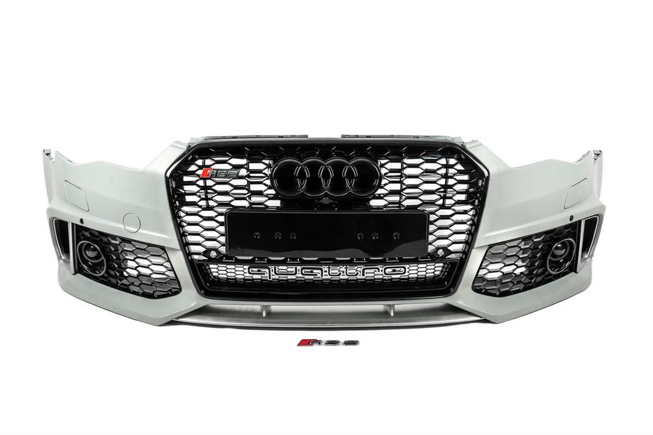 Audi A6 C7 2011-2017 Front bumper with black RS6-Style grille (2014–2017) Image