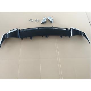 Rear Diffuser with Exhaust Tips RS-Style V-2 (2014-2017) photo 2