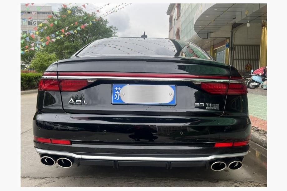 Audi A8 2018- Rear Diffuser with Tips S-Style (2022+) Photo 1