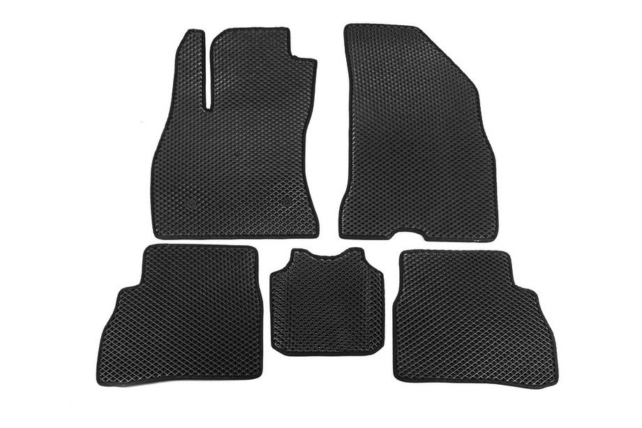 Fiat Doblo II 2010-2022 EVA Floor Mats (black) Image