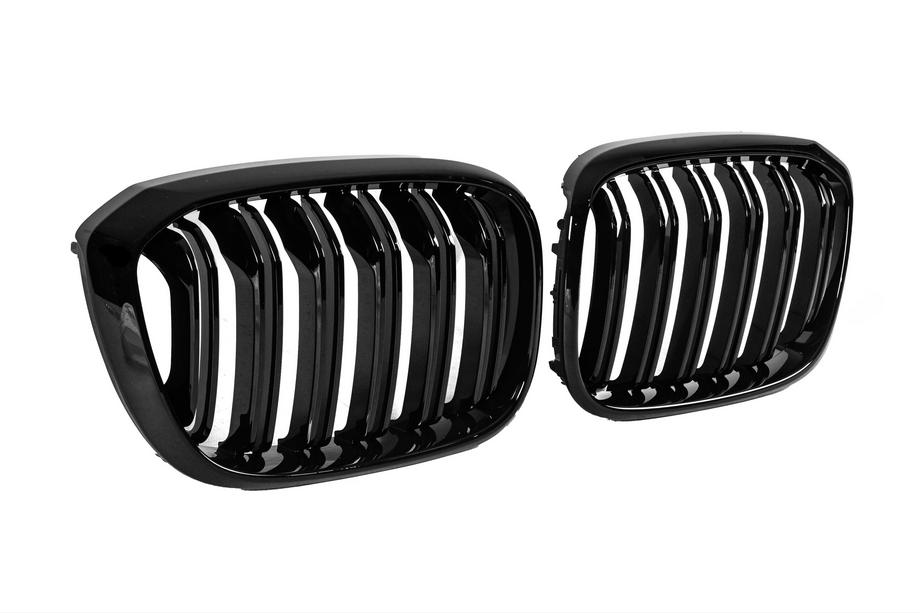 BMW X4 G02 2018- Kidneys M-Look (Gloss Black) Photo 7
