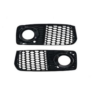 RS-Style Fog Light Grilles (for S-Line, 2007-2011, 2 pcs, Black) Audi A5 2007-2015 photo 2