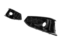 Audi A4 B9 2015-2024 Fog light grilles RS-Style (2019-2024, 2 pcs, Black) photo 2