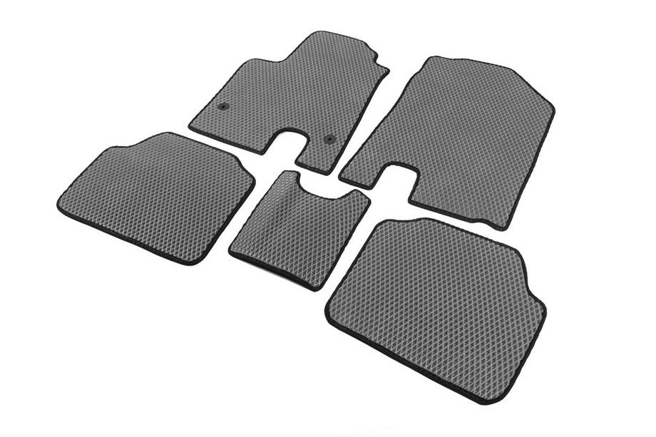 Kia Niro 2016–2021 EVA Floor Mats (E-Niro 2018-2022, Gray) Photo 2