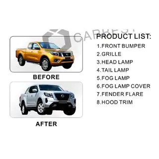 Facelift Upgrade Kit to 2021 (for 2015-2020) Nissan Navara/NP300 2016- photo 3