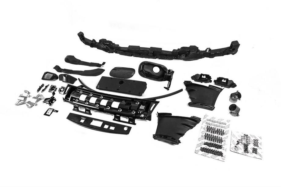 Mercedes S-class W221 2005-2013 Facelift kit to W223 Maybach (with door handles and inserts) Photo 53
