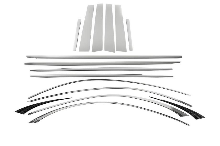 Mercedes S-class W221 2005-2013 Facelift kit to W223 Maybach (with door handles and inserts) Photo 81