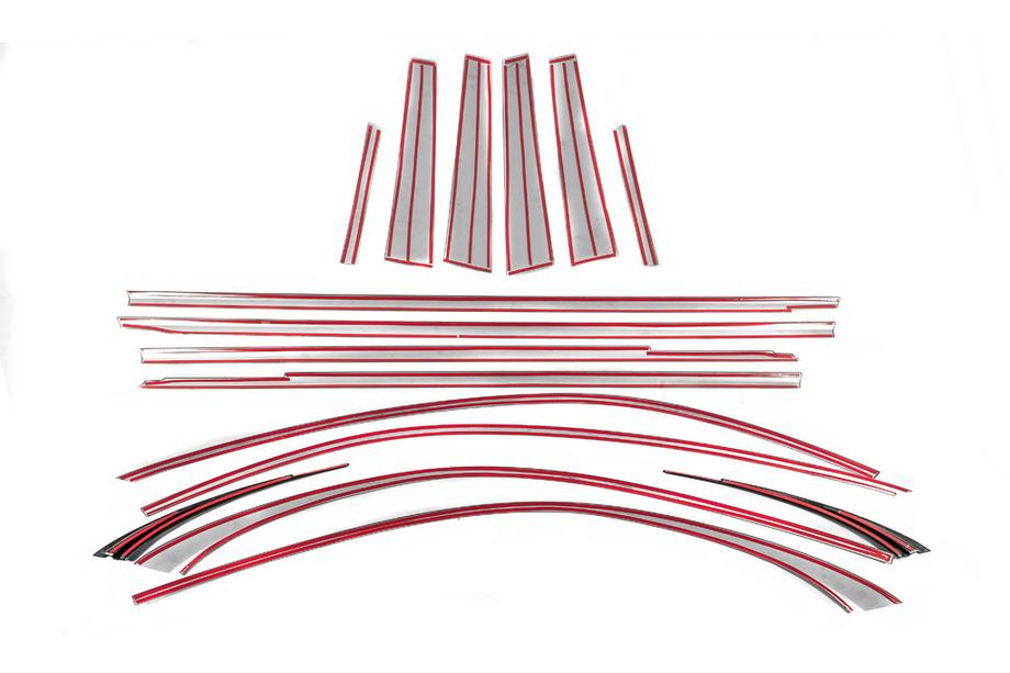 Mercedes S-class W221 2005-2013 Facelift kit to W223 Maybach (with door handles and inserts) Photo 82