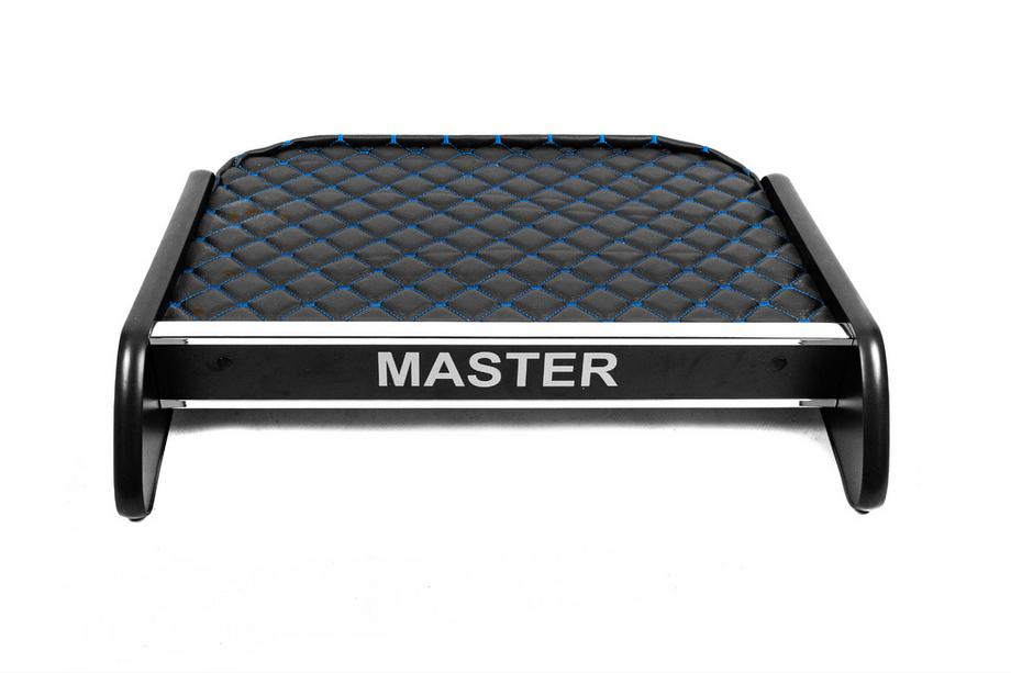 Renault Master 2011-2023 Dashboard Shelf (Black with Blue Stitching) Photo 1