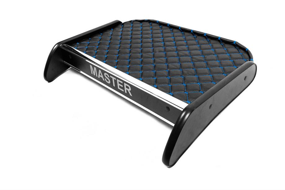Renault Master 2011-2023 Dashboard Shelf (Black with Blue Stitching) Photo 2