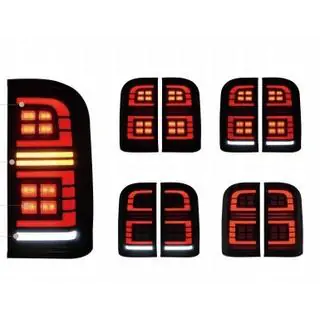 Smoke Black LED Tail Lights (1999-2004, 2 pcs) Nissan Patrol Y61 1997-2011 photo 1