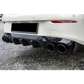 Rear Diffuser Black with Black Tips (AMG53 Design) photo 2