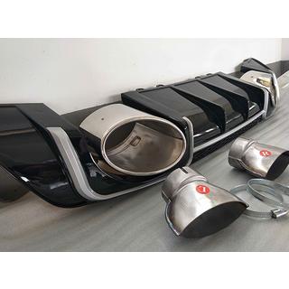 Rear Diffuser with Tips TTRS-Style (2014-2020) Audi ТТ 2014-2023