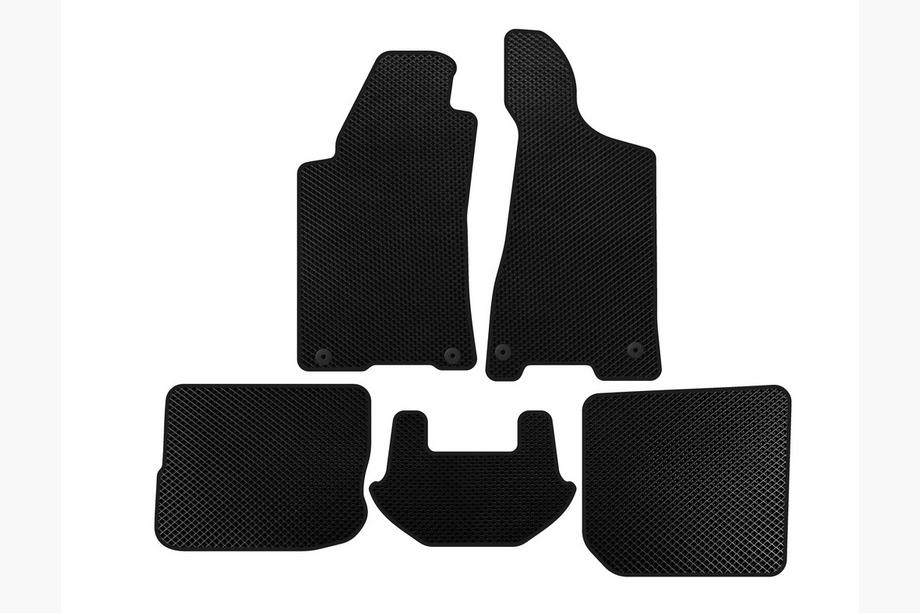 Audi 80/90 1987-1996 EVA Floor Mats (1991-1996, Sedan, Black) Image